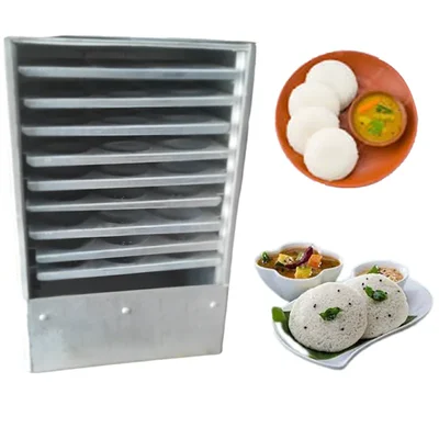 SBWG Commercial 81 Pcs Idli Making Machine 9 Tray, Aluminium Body
